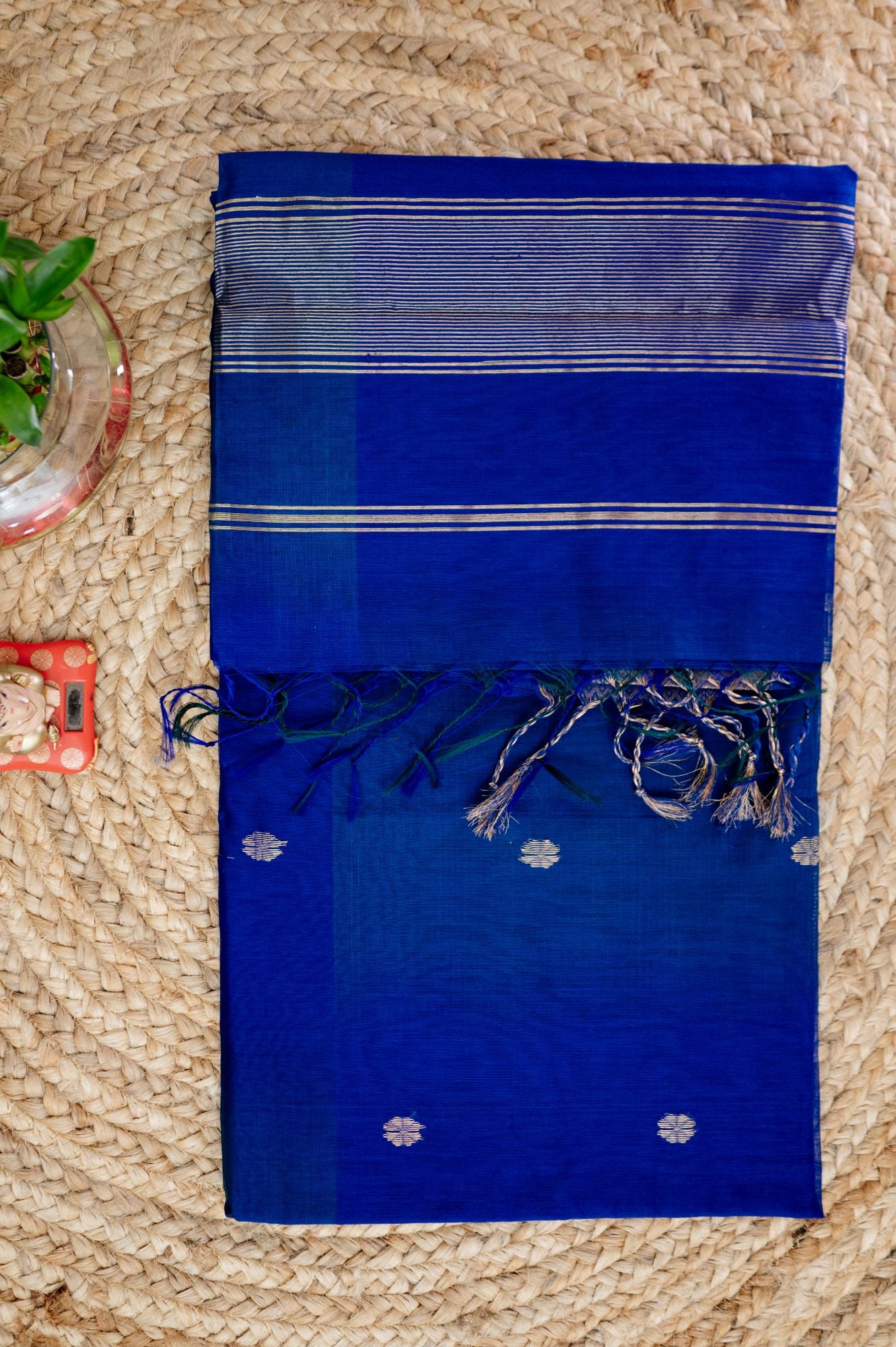 Pure Handloom Maheshwari Cotton silk Saree
