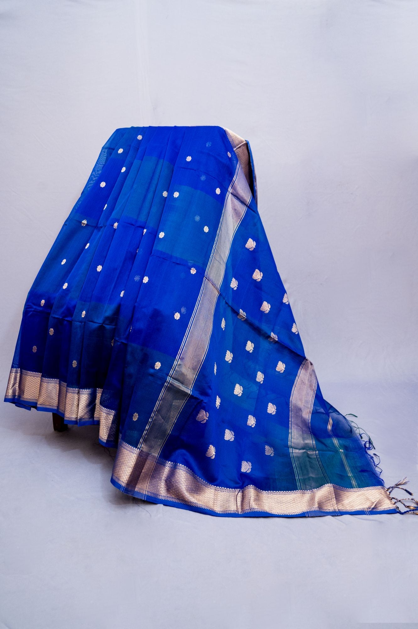 Pure Handloom Maheshwari Cotton silk Saree