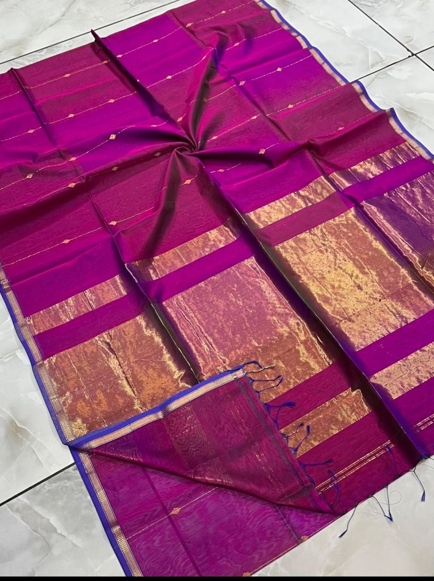 dual-tone magenta & deep wine